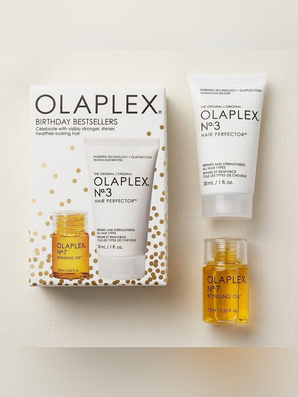 OLAPLEX No.3 Hair Perfector & No.7 Bonding Oil Kit